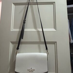 kate spade Elegant Black and White Crossbody Bag